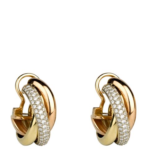 cartier diamond earrings price.